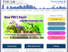 Tablet Screenshot of pmcs-icap.com